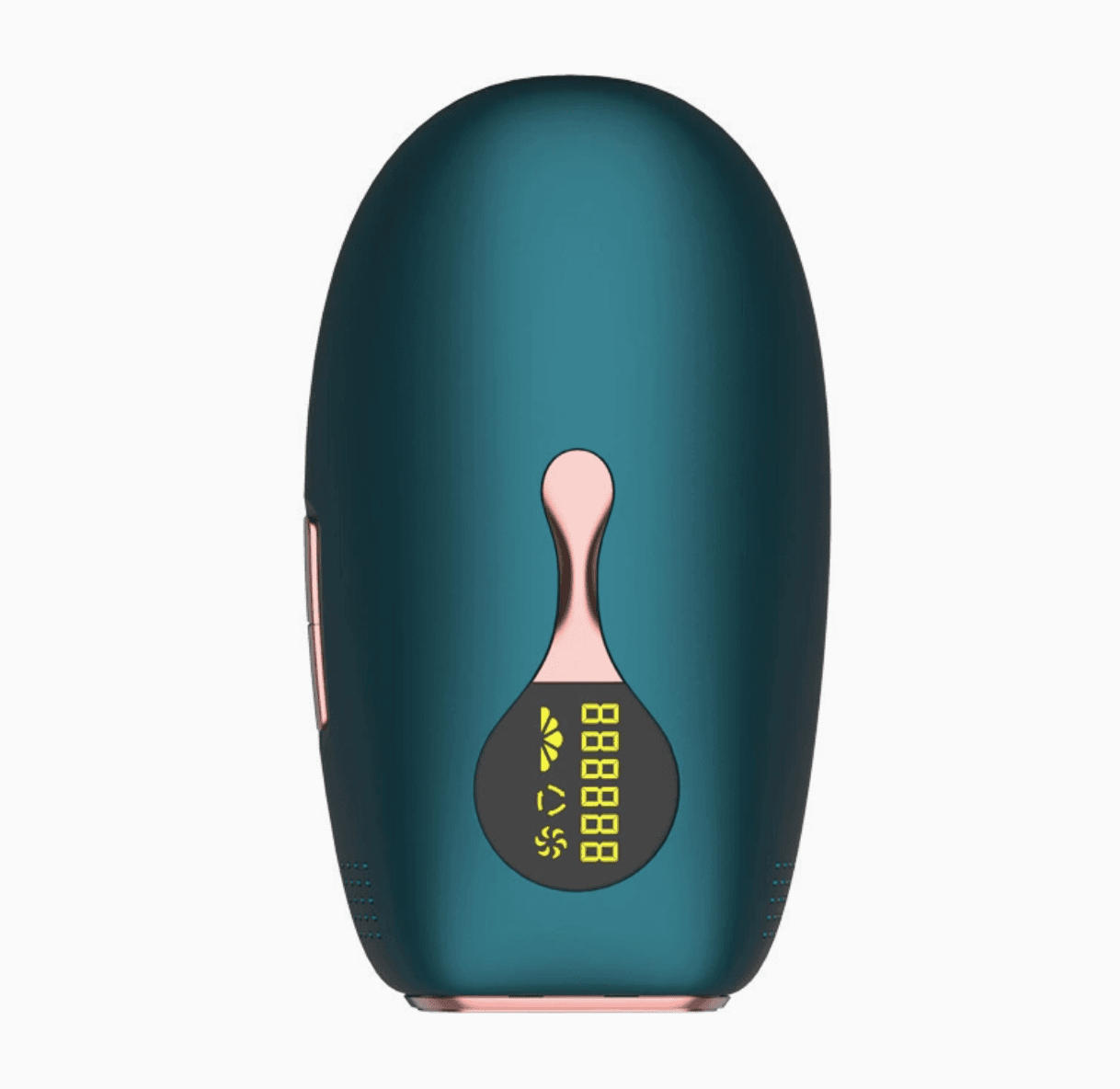 Teal Rose-Gold IPL Hair Removal Device — LCD Flash Counter